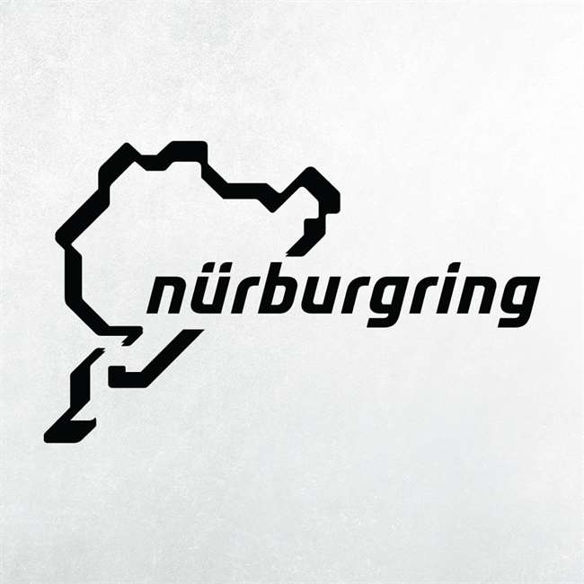 Siyah Nürburgring Sticker